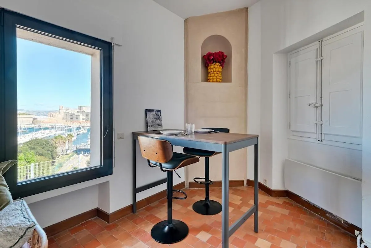 Apartament T2 Duplex Climatise A Endoume Vue Vieux-Port Marsylia