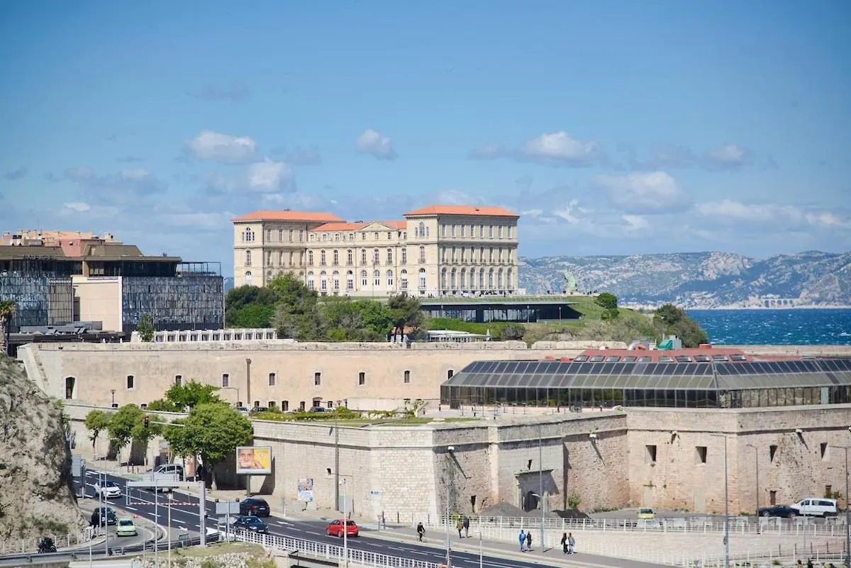 T2 Duplex Climatise A Endoume Vue Vieux-Port Apartamento Marselha